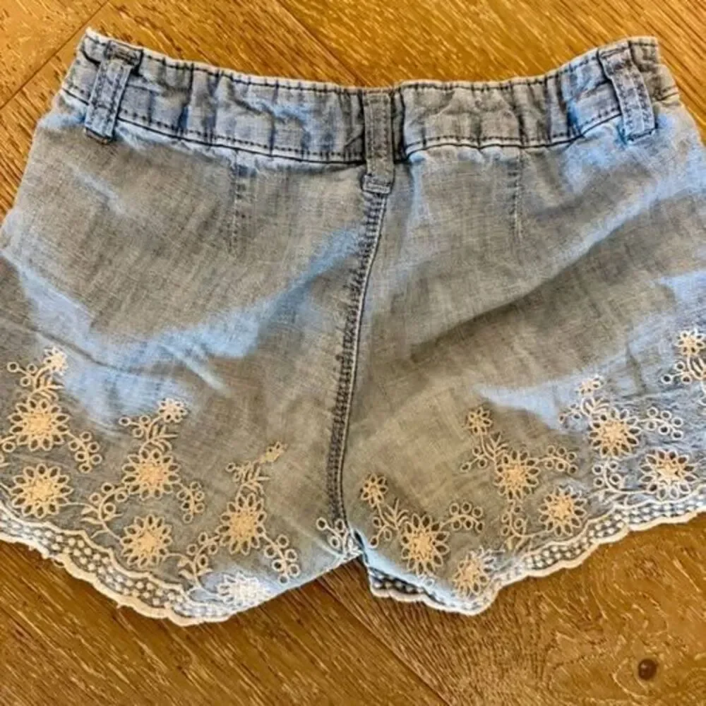 Lot of 5 Girls Shorts Old Navy Gap Cat & Jack Floral Denim & Cotton Size 7-8